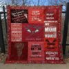 Proud Lax Mom Quilt Blanket Yhn2  Quilt